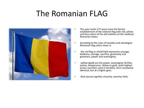 what does the romanian flag represent